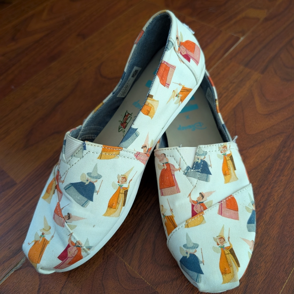 Disney x TOMS Multicolor Slip-On Shoes